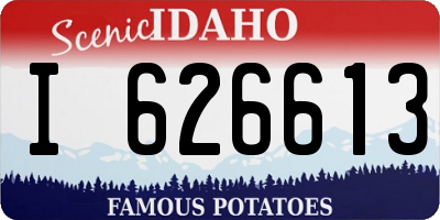 ID license plate I626613