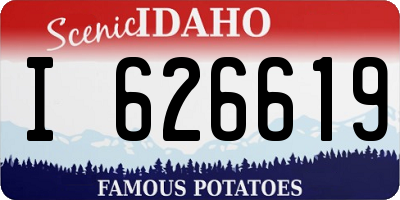 ID license plate I626619