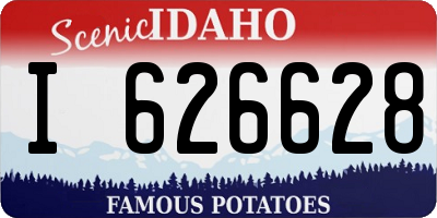 ID license plate I626628