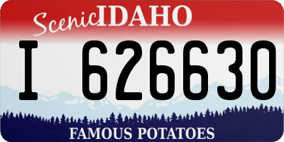 ID license plate I626630