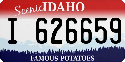 ID license plate I626659