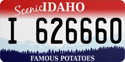 ID license plate I626660