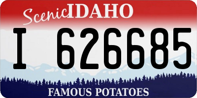 ID license plate I626685