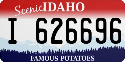 ID license plate I626696