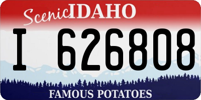 ID license plate I626808