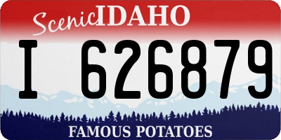 ID license plate I626879