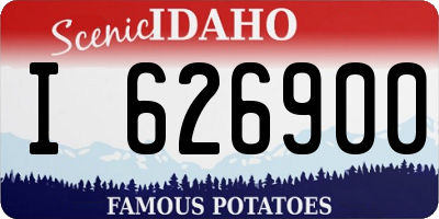 ID license plate I626900