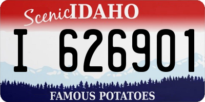 ID license plate I626901