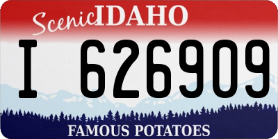 ID license plate I626909