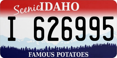 ID license plate I626995