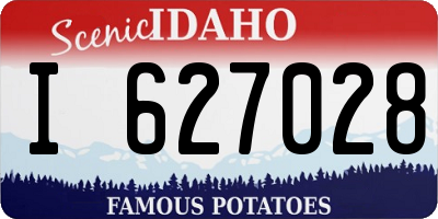 ID license plate I627028