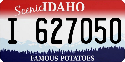 ID license plate I627050