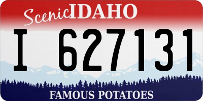 ID license plate I627131