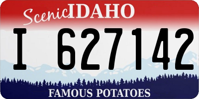 ID license plate I627142