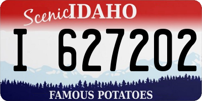 ID license plate I627202