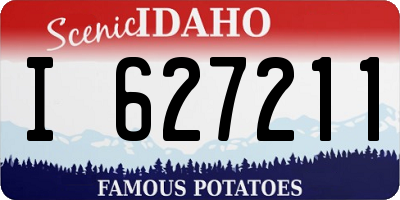 ID license plate I627211