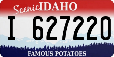 ID license plate I627220