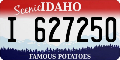 ID license plate I627250