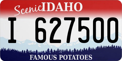ID license plate I627500