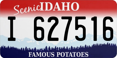 ID license plate I627516