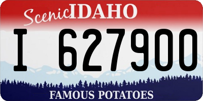 ID license plate I627900