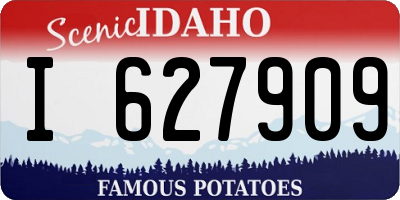 ID license plate I627909