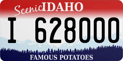 ID license plate I628000