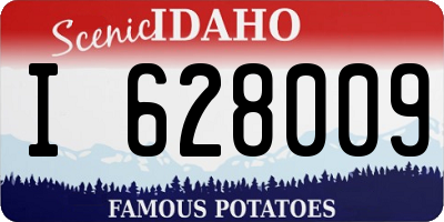 ID license plate I628009