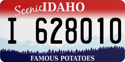 ID license plate I628010