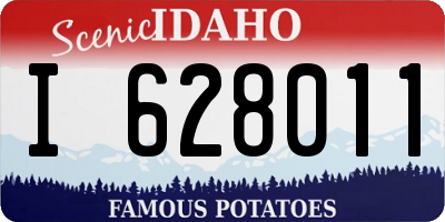ID license plate I628011