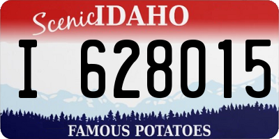 ID license plate I628015