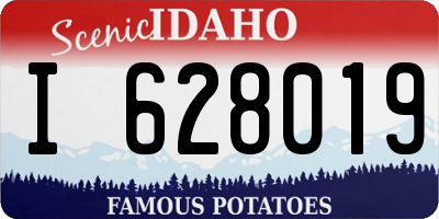 ID license plate I628019