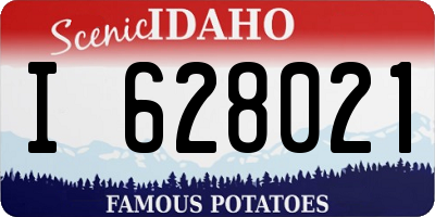 ID license plate I628021