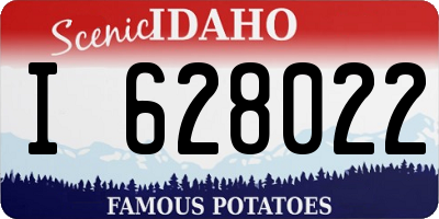 ID license plate I628022