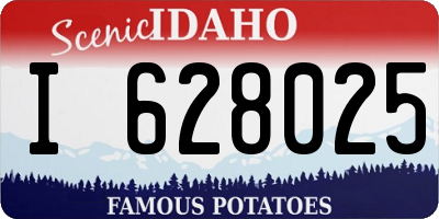 ID license plate I628025