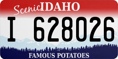 ID license plate I628026