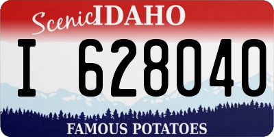 ID license plate I628040