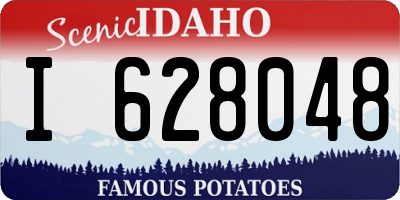 ID license plate I628048