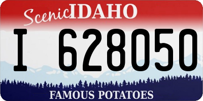 ID license plate I628050