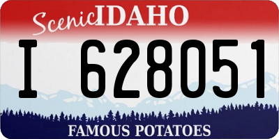 ID license plate I628051