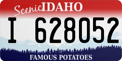 ID license plate I628052
