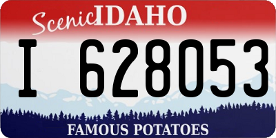 ID license plate I628053