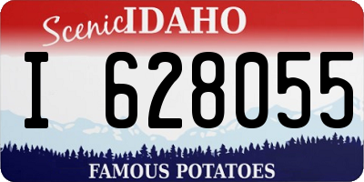 ID license plate I628055