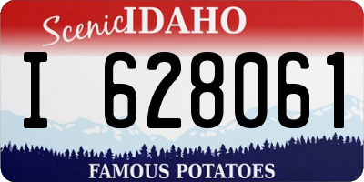 ID license plate I628061