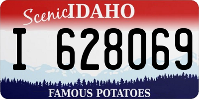 ID license plate I628069