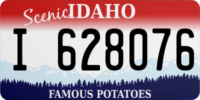 ID license plate I628076