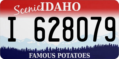 ID license plate I628079