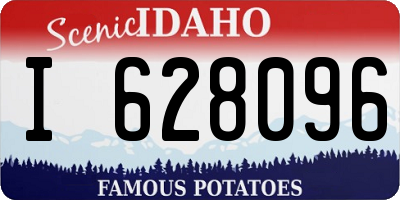 ID license plate I628096