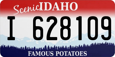 ID license plate I628109