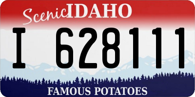 ID license plate I628111
